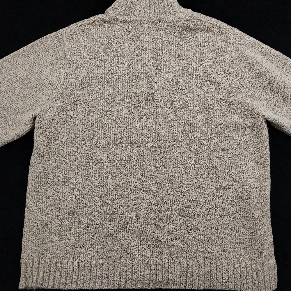 Carolyn‎ Taylor Sweater Size XL Brown Partial Zip Turtle Neck #1260 - Picture 11 of 13